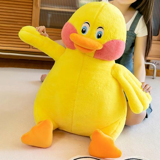 Lindo Peluche de Pato Grande Suave Animal de Peluche para Abrazar Reconfortante Almohada para Dormir Regalo para Niños y Adultos
