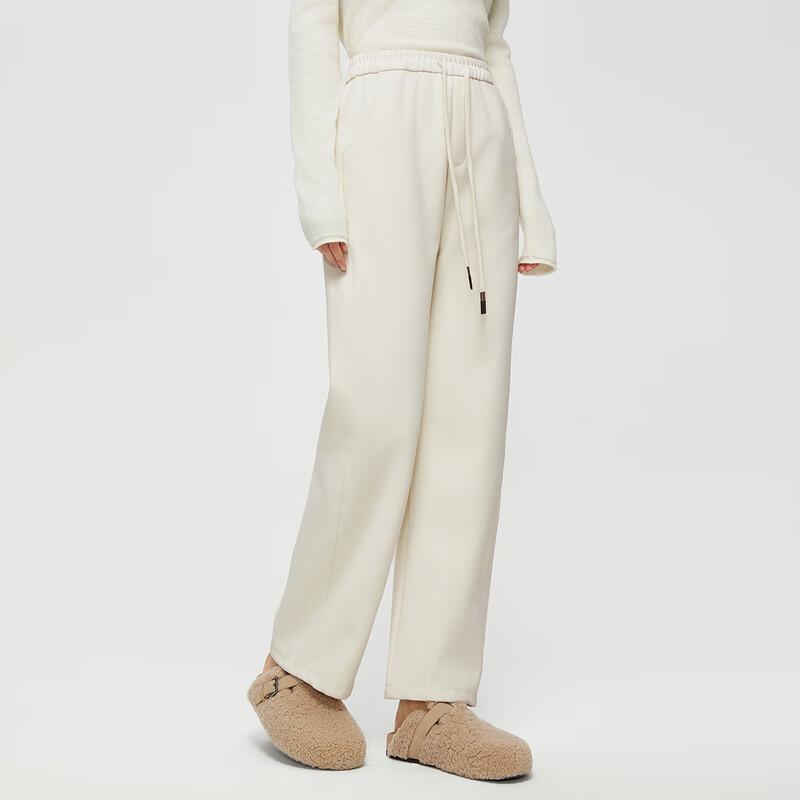 Women's High-Waist Solid Color Casual Long Pants