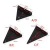 652F Triangles Shelf Brackets Decorative Industrial Shelf Brackets Heavy Duty Bracket for DIY Shelves Simple Installation