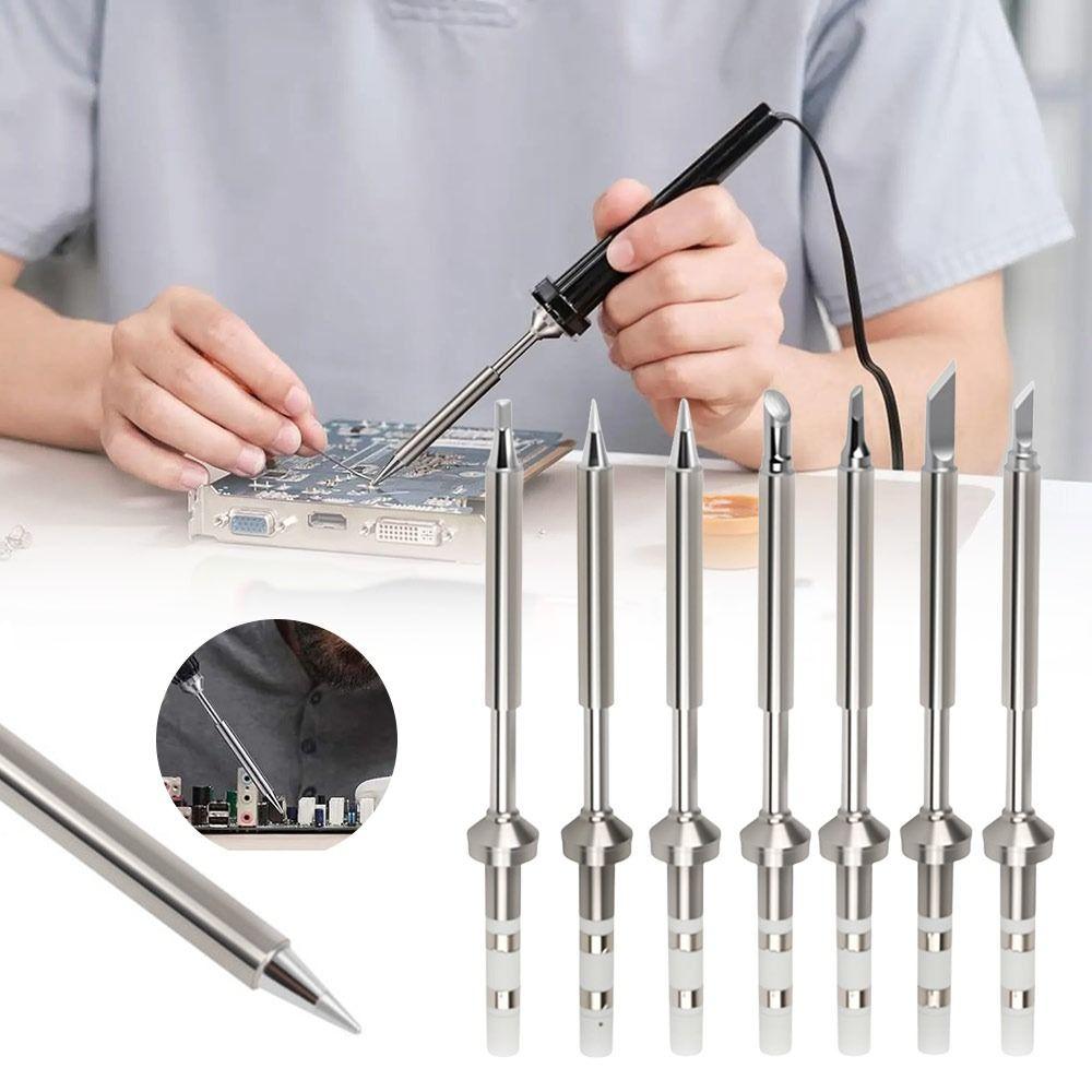 Mini 70W Soldering Iron Tip Iron-Plated Universal Micro Soldering Iron Copper Core Welding Tool Soldering Accessories
