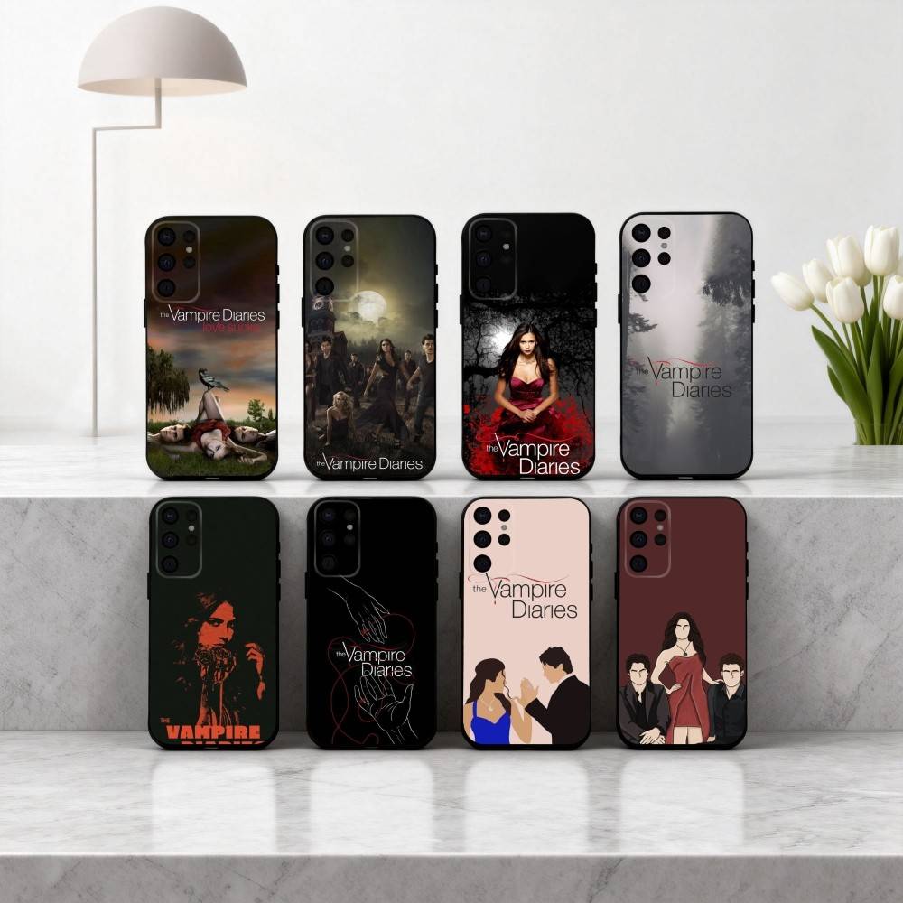 D-drama Mysterious The V-Vampires D-Diaries Phone Case For Samsung S25,S24,S21,S22,S23,S30,Ultra,S20,Plus,Others Soft Black Case