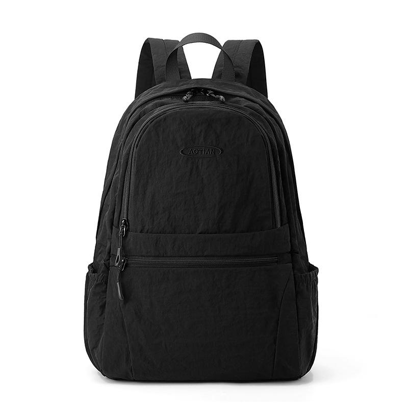 Korean Style Pleated Backpack: Large Capacity, Lightweight, Multiple Colors, Ideal for Female Students & Travel