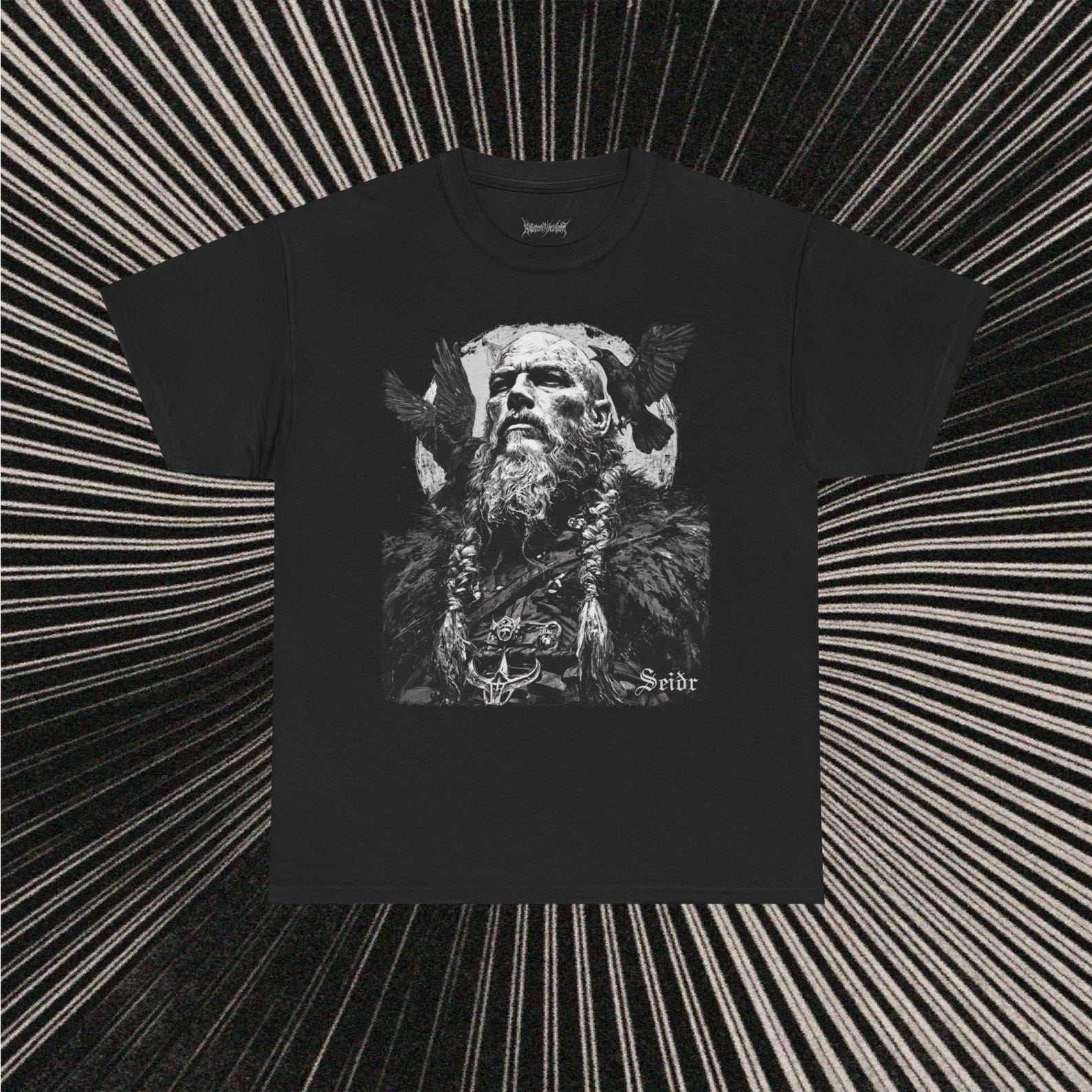 Viking Seiðr Tee: Norse Mythology Metalcore Shirt XL