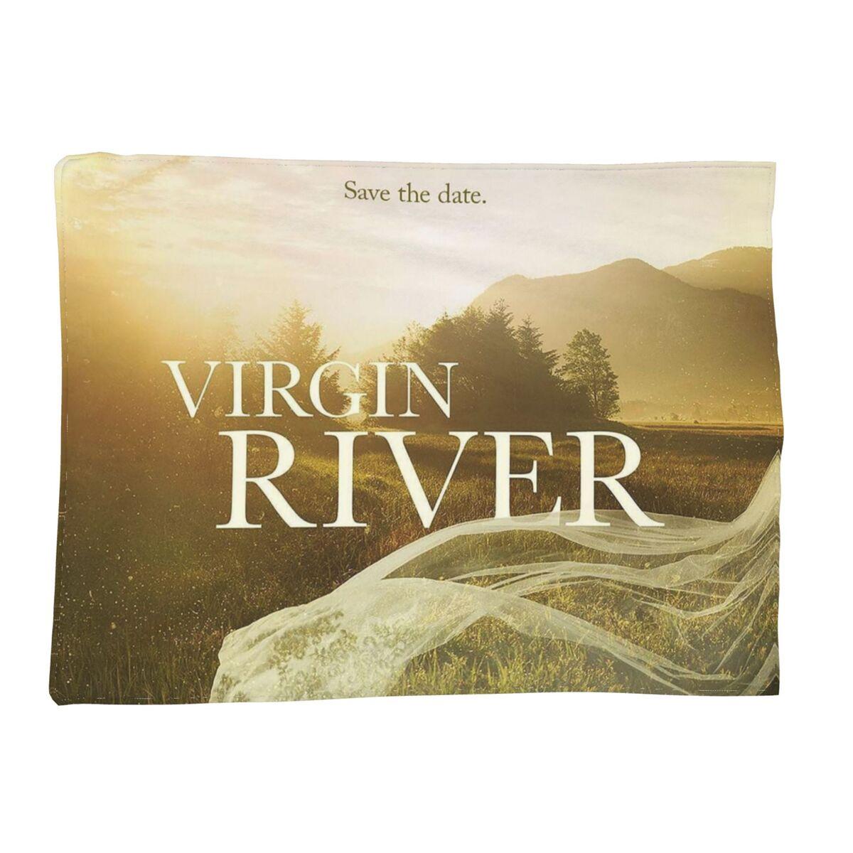 Virgin River Blankets Soft Warm Flannel Throw Blanket Cover for Bed Living room Picnic Travel Home Couch Size: 75*100cm, Weight: 230 GSM