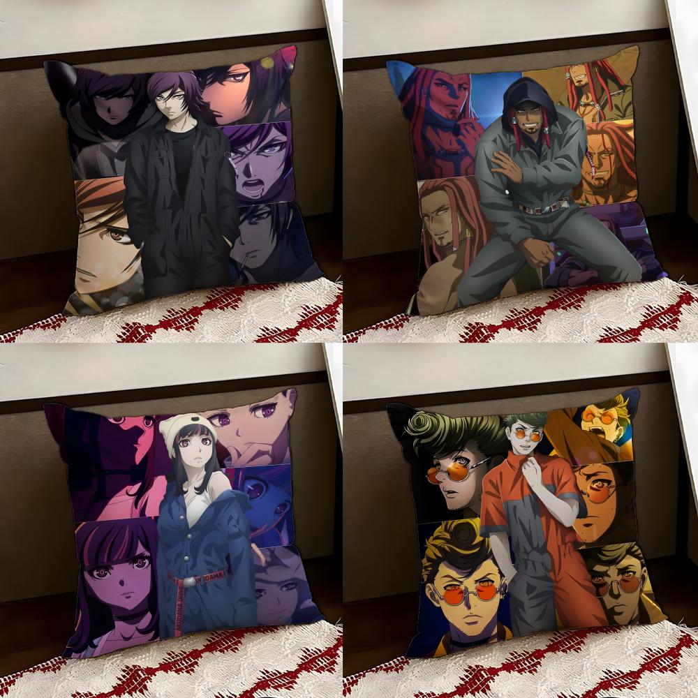 Anime AAkudama DDrive Cushion Cover Reversible Soft Durable Pillow Cover Home Car MultiScene Use for Daily Comfort