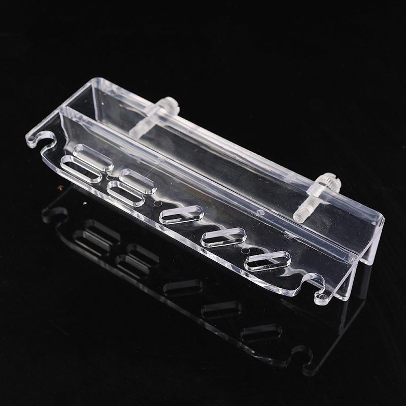 Fish Tank Acrylic Water Pipe Clamps Tool Storage Rack Inflow Outflow Filtration Holder Fixed Clamps Fix Feeder Fixing Seat
