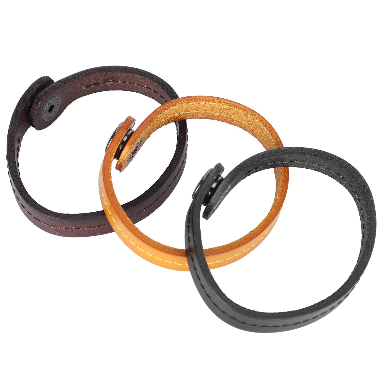 

3 шт. кожаный браслет панк винтажный браслет украшение на руку для мужчин леди студентов