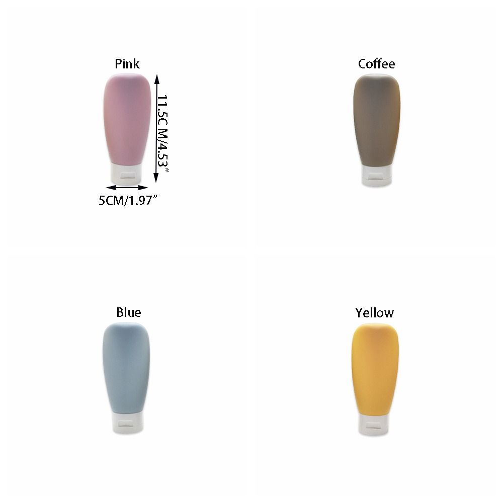 Refillable Hose Squeeze Bottle Flip-top Bottles Dispensing Empty Bottle  Cosmetic Container