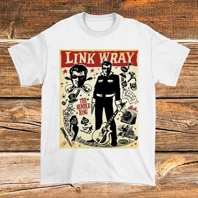 Collezione Link Wray Tour Band Taglia Completa S-5XL BT2008 T-Shirt Unisex