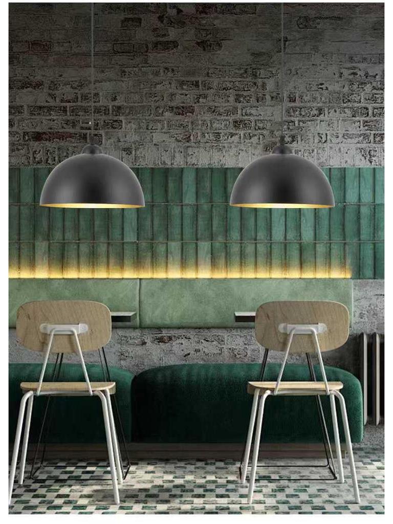 Retro Industrial Pendant Light - Nordic Style for Dining and Office Spaces