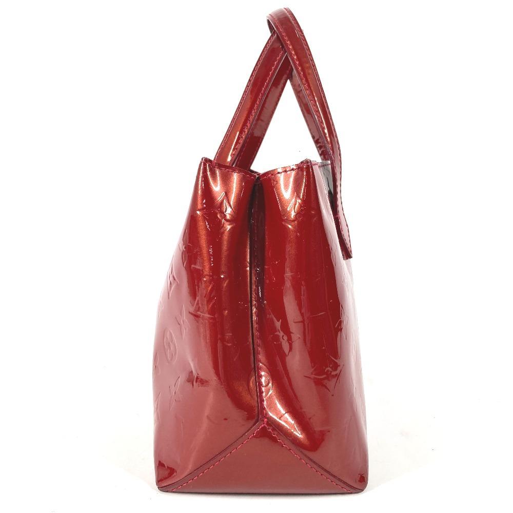 Louis Vuitton M93642 MonogramVernis Wilshere PM Hand Bag Tote Bag Pomdamul Red
