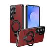 Business Leather Skin Ring Holder Case For Samsung Galaxy S26 Ultra Plus + Luxury Protective Mobile Phone Back Cover Etui