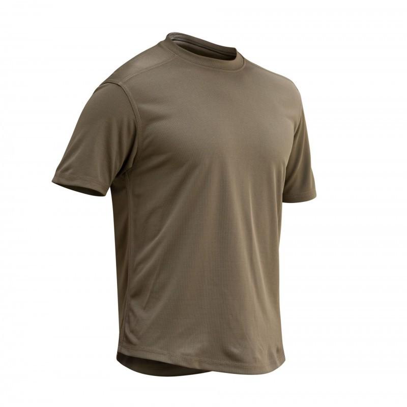 

Outdoor Hygroscopic Quick-drying T-shirt Men s Sports Short-sleeved Training Suit Large Size Breathable Loose Clothes M зелений