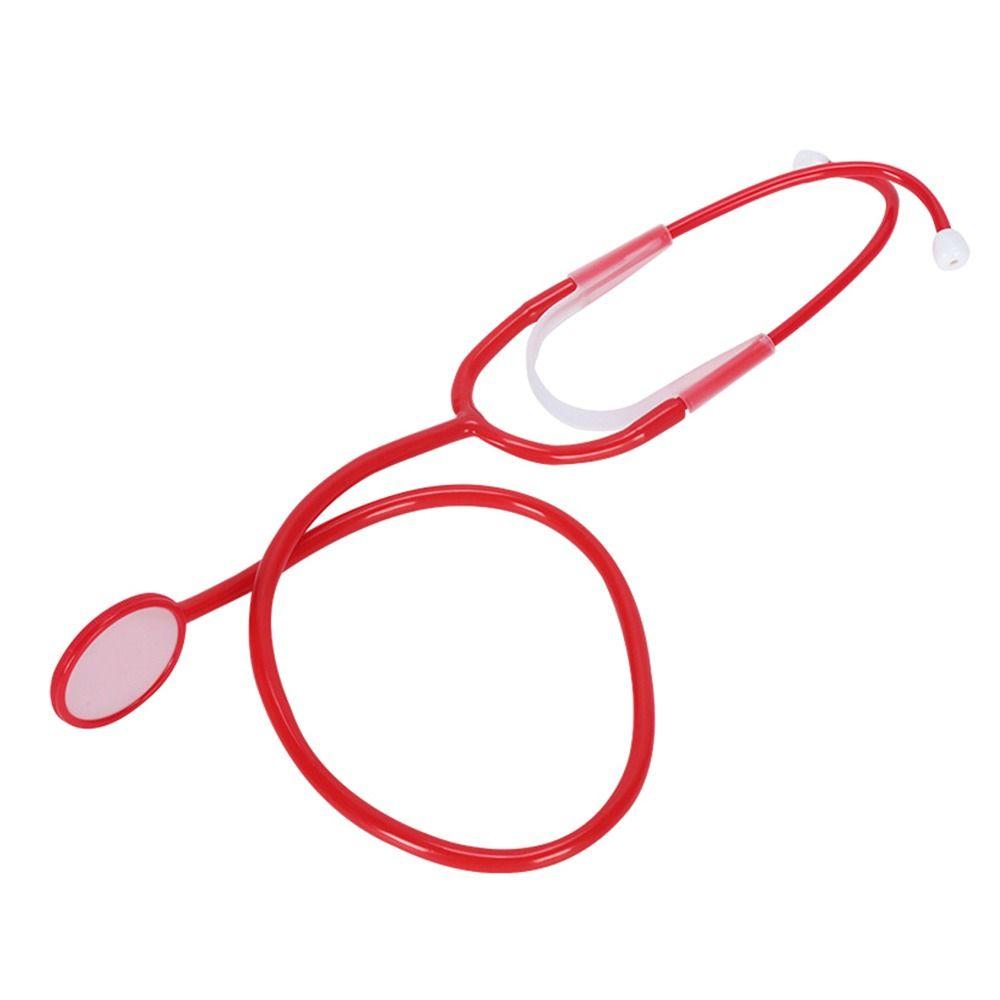 Multi Color Simulation Doctor's Toy Plastic Stethoscope Accessories Gifts
