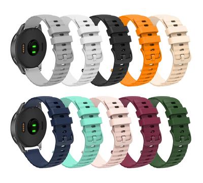 18mm silikonowy pasek do inteligentnego zegarka Garmin Vivoactive 3S 4S pasek Venu 2S Vivomove 3S Forerunner 255S Active S bransoletka na nadgarstek