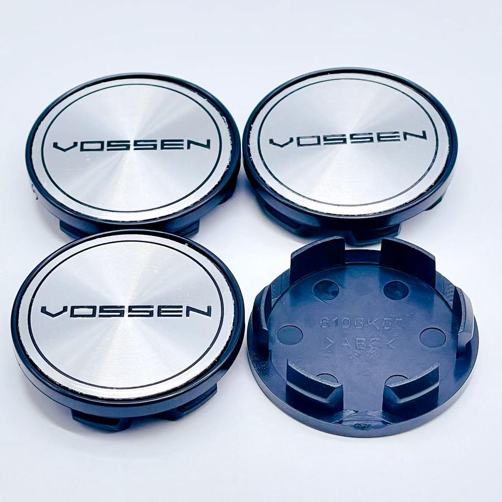 4PCS VOSSEN Wheel Center Cap 53mm Rim Cover Hub Cap Wheel Cap For 50mm VOSSEN Racing Badge sticker Decals Styling accessories