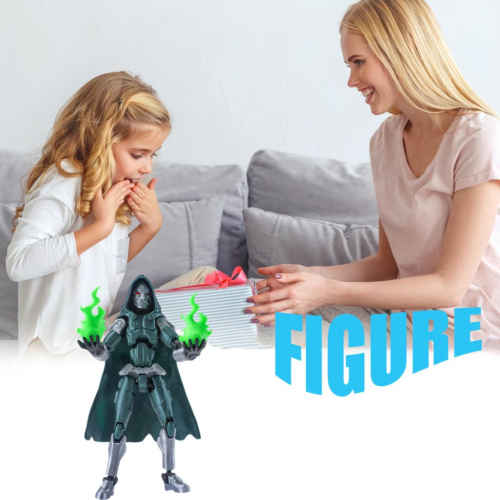 Mobile Doll Set, 3D Titan Robot Mobile Doll, Posable Mobile Doll, Suitable For Collectors, Desktop Decoration