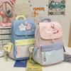 Schoolbag Female Japanese College Style Candy Color Plaid Backpack Junior High School Student Lightweight Backpack School Bag Junior High School