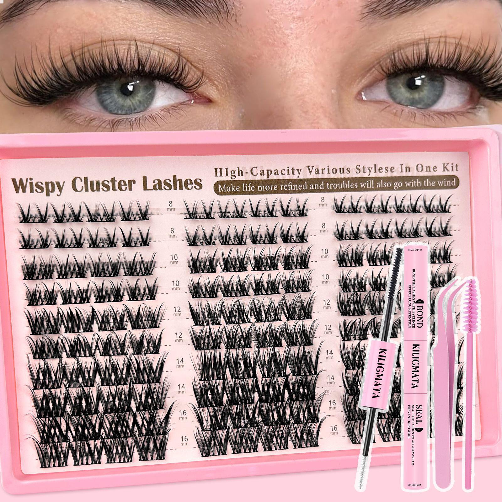 Diy Segmented Grafting Thick False Eyelashes Large Capacity False Eyelashes Popular Segmented False Eyelashes