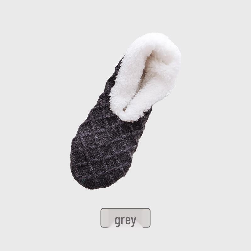 

Cozy Ultra-Thick Non-Slip Foot Warmer Socks - Skin-Friendly, No Shedding, Ideal for Postpartum One Size серый
