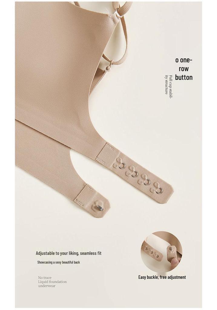 Seamless Invisible U-Strap Bra 9339 for Small Bust - Fragrant Foundation, Wireless & Backless for Women