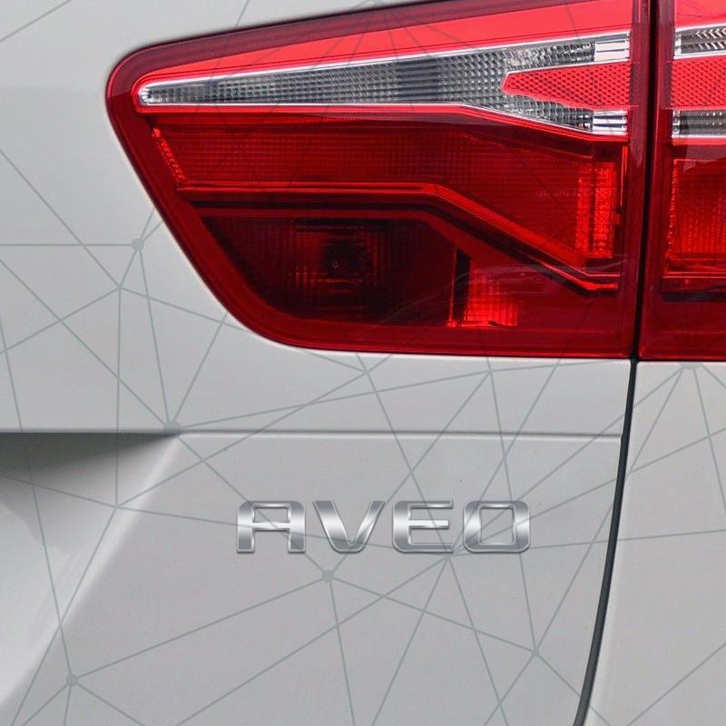 3D Auto Metaal AVEO Badge Auto Achterklep Embleem Sticker LOGO Decoratie Voor Chevrolet Cruze Spark Sail Orlando Sonic Carrosserie Styling