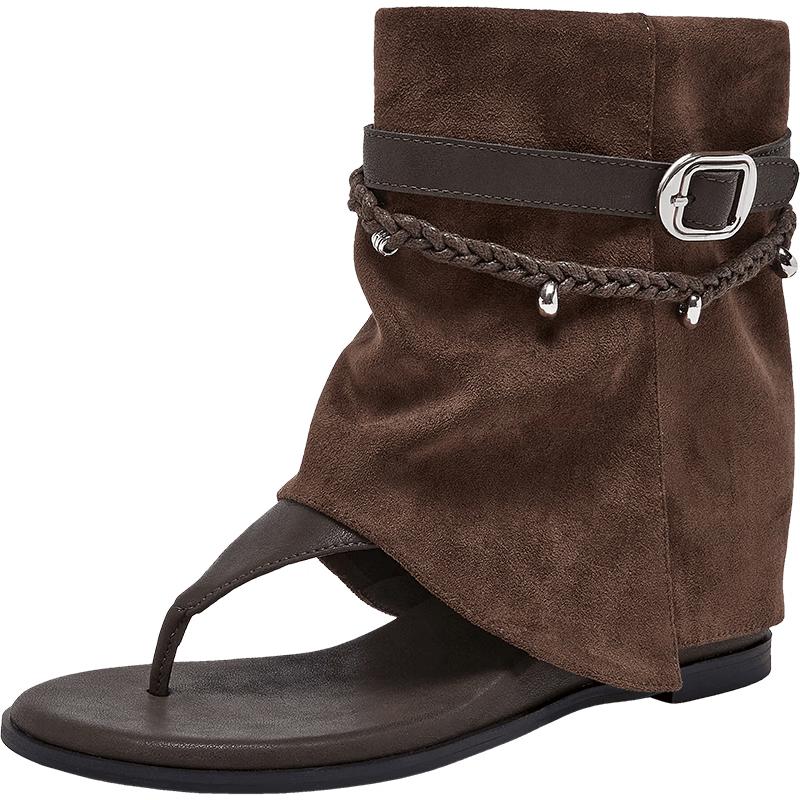 Bestu Women s Retro Casual Summer Boots 37