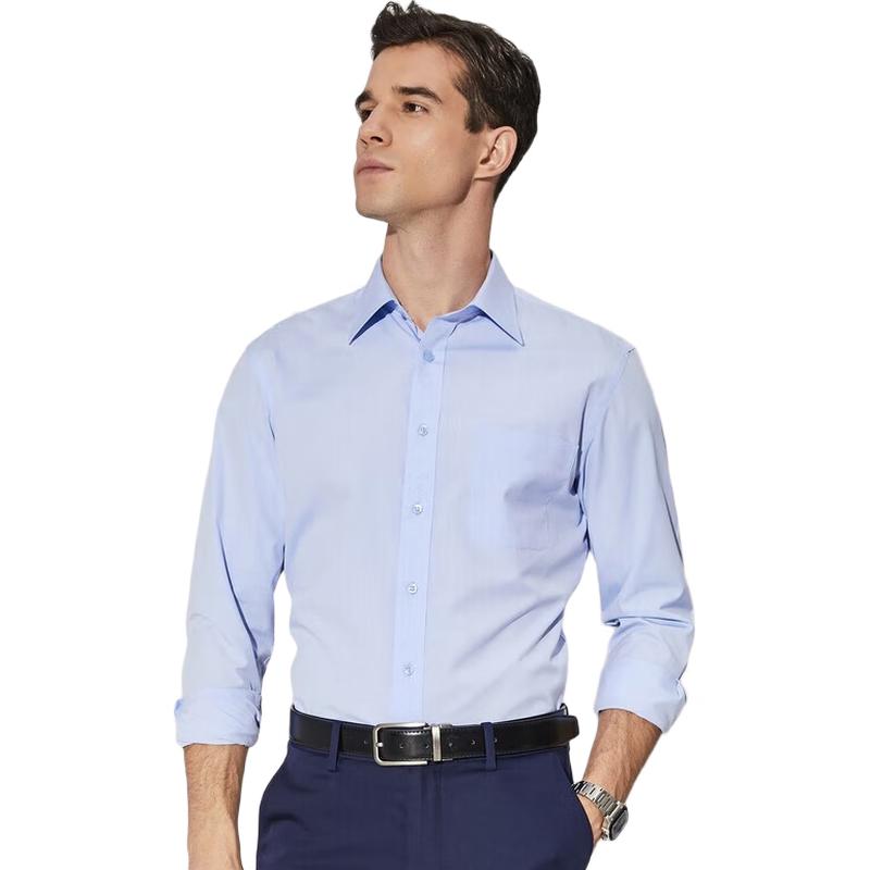 

YOUNGOR Men s Wrinkle-Free Business Casual Shirt 40