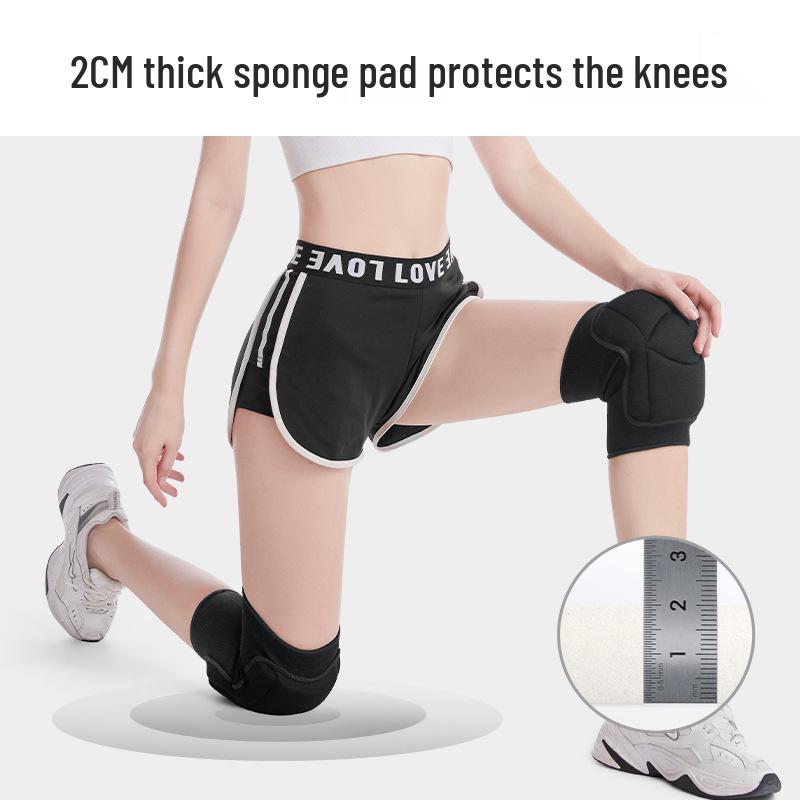 Unisex Fitness Anti-Collision Knee Pads for Yoga, Running, Badminton, Mountain Climbing, and Warm Leg Protection.