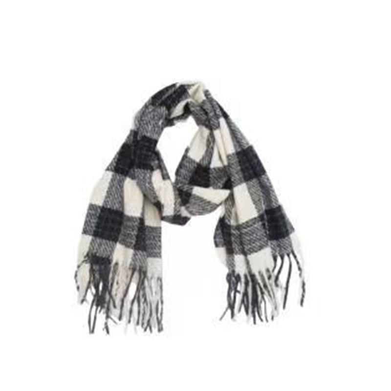 New Autumn and Winter High-end New Widened and Thickened Plaid Imitation Cashmere Scarf, Scarf, Warm Shawl