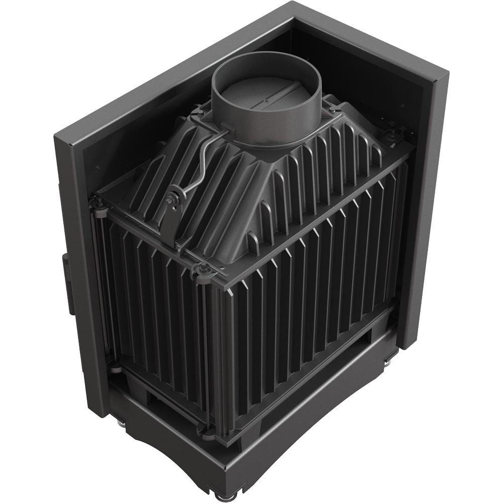 Cast Iron Fireplace KRATKI MAJA DECO Left 8 kW Ø 200