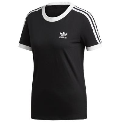 Adidas 3-Stripes Tee, Womens Black T-shirt