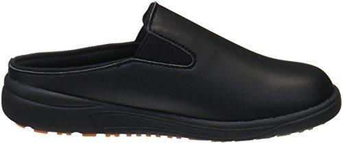 Asahi Cook 102 Commercial Kitchen Shoes, Black, Size 24.0 cm, 3E