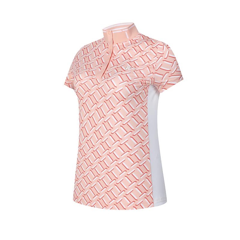 New FILA Polo Shirts Women's Peach Ice Cream Powders A11W425110FPK