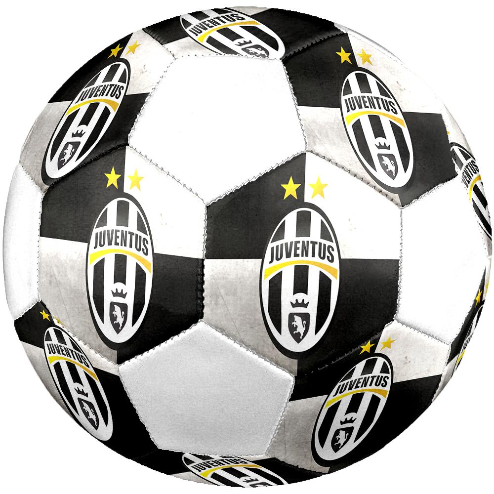 Pallone da Calcio Juventus FC, colorato, adatto a tutte le età, cucito a macchina, materiale PVC, qualità da competizione, resistente e ad alto rimbalzo