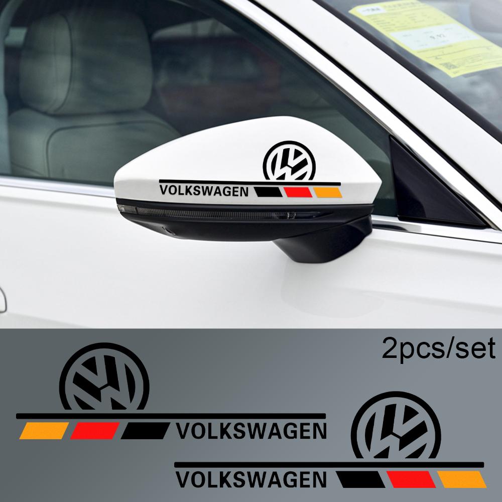 RUNTB1 1 Pair Vinyl Car Sticker Truck Cover Auto Tuning Accessories For VW Amarok V6 4Motion Polo Tiguan Car 4X4 Off Road Decor Decal