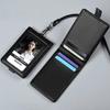 Protective ID Tag Badge Holder Buckle Flip Chest Card Bag Employee Pass Work Card Case  Student