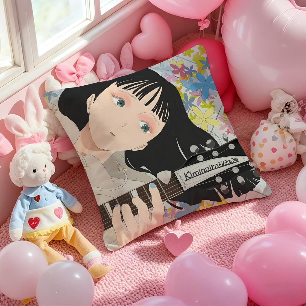 The Colors Within Anime Cushion Cover Pattern Printed Pillowcase for Living Room Sofa Cushion Cover & Bedroom Decor