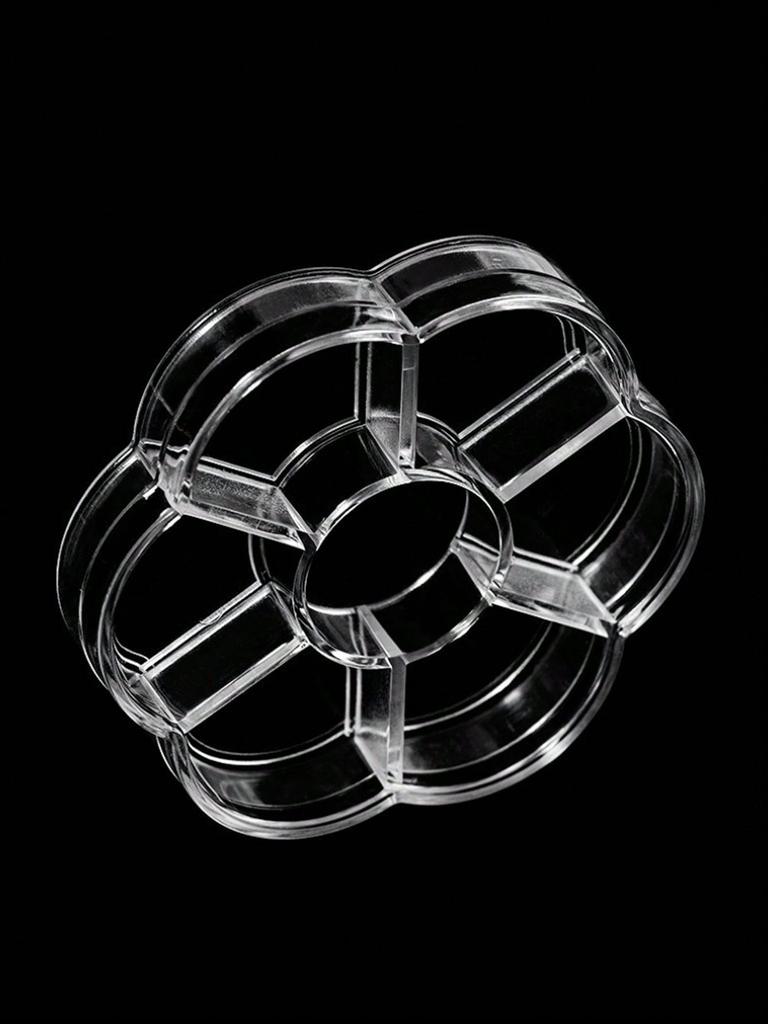 1pc Empty Clear Plastic Organizer Box 6/7/12/24Grids Plastic Box Y2K Nail Art Rhnestone Storage /Container Tool