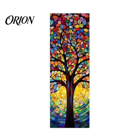 Floral Pattern Bookmark Stained Glass Flower Bookmark, Acrylic Suncatcher Plant Book Page Marker, Gifts for Bookish, Women Retro Style