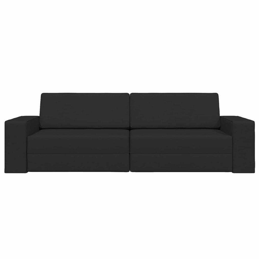 Sofa Bed Black 245 x 78 x 77 cm Fabric