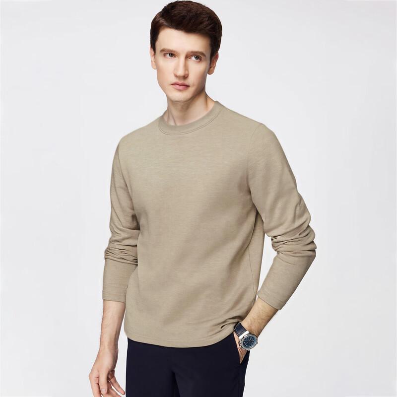 FIRS Men's Thermal Brushed Thick Crew Neck Sweatshirt