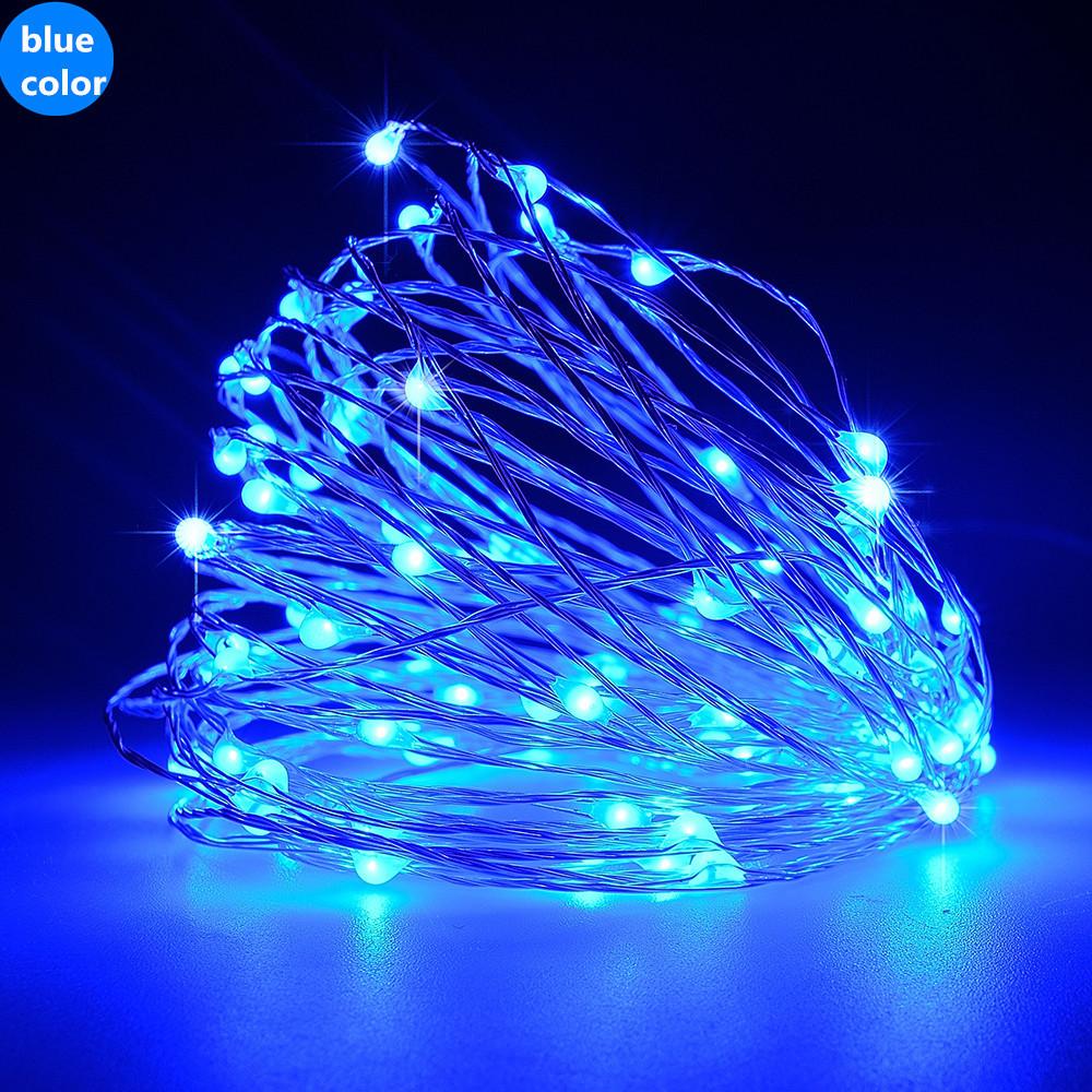 5M/2M bateriový LED světelný řetěz pro domácí dekoraci, DIY světlo do ložnice, dárek/LED pohádkový světelný řetěz pro vytvoření atmosféry