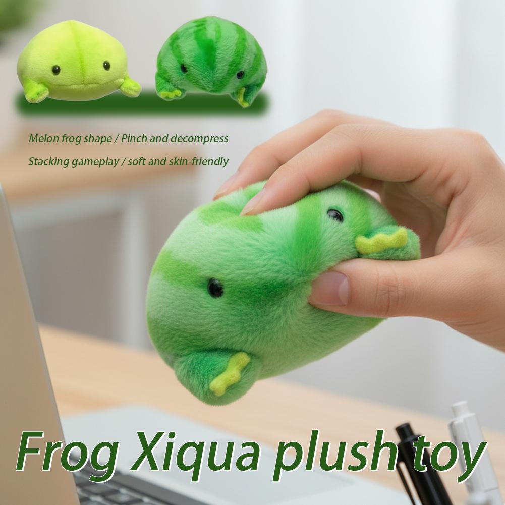 Kawaii Grüne Frosch Plüschtier Weiches Kuscheltier Frosch Plüschtier Anime Cartoon Frosch Anhänger Niedliche Zimmerdeko Geschenk für Kinder
