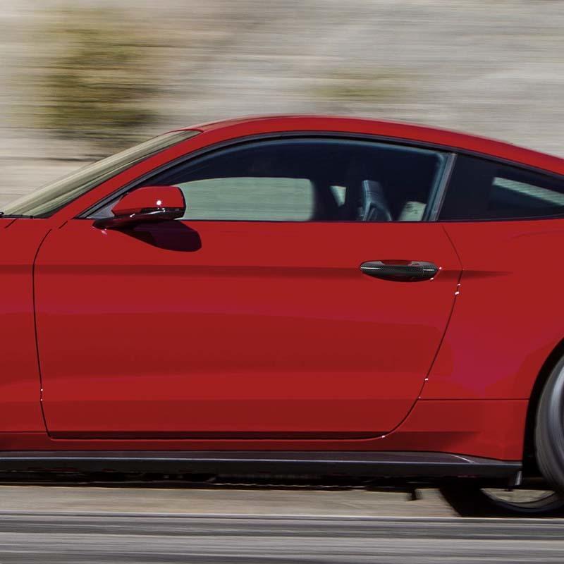  ABS Door Handle Decoration Cover Sticker Fit For Ford Mustang 2015-2023 Exterior Accessories