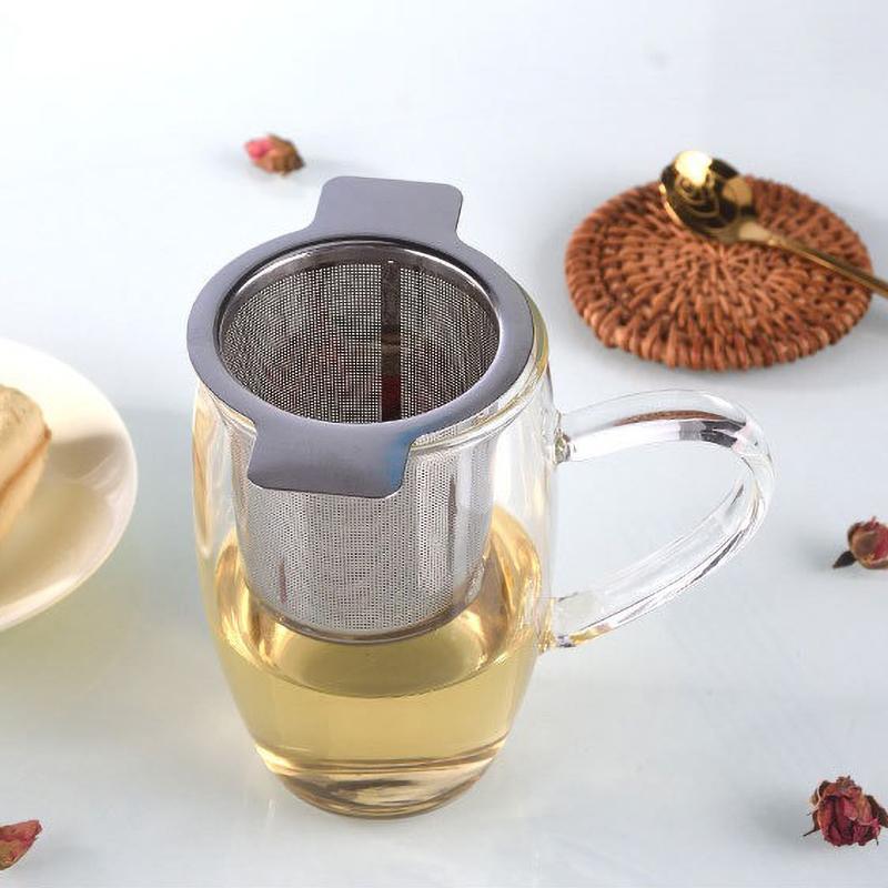 Stainless Steel Tea Strainer Reusable Filter Sieve Cup Parts Strainer for Tea Filters Mesh Tea Brewing Strainer