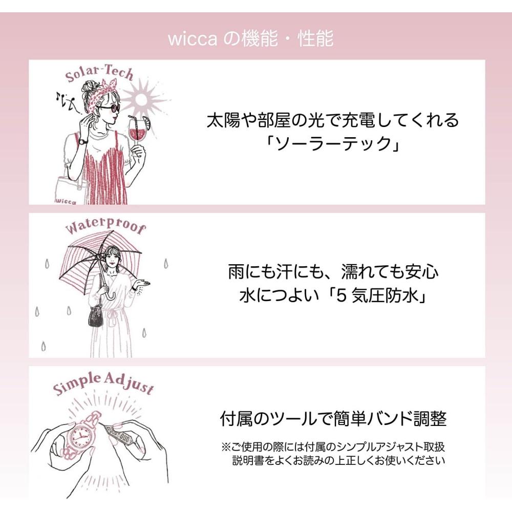 [citizen] Wicca Solartech Kp2 647 51 Women S Watch  Black