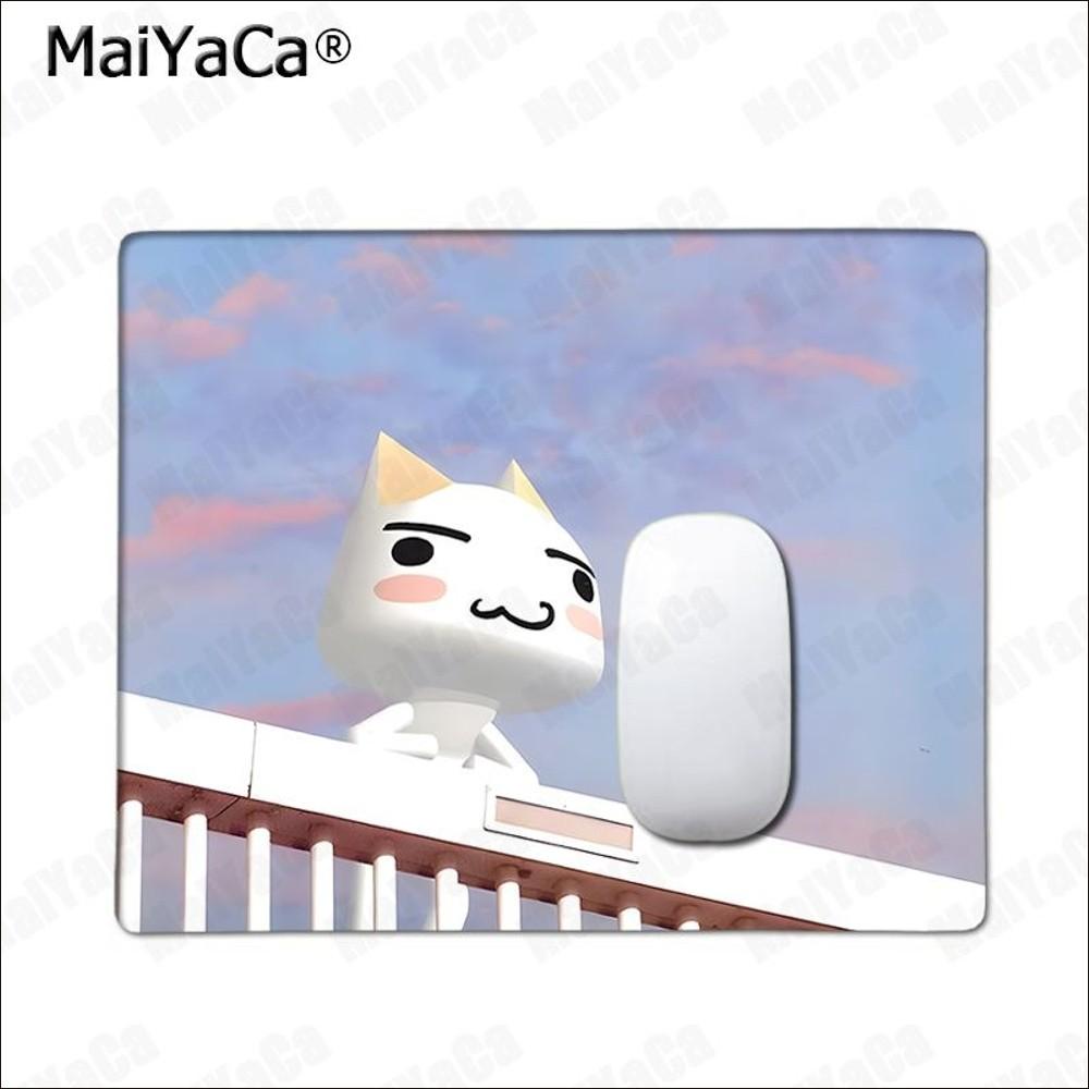 Cute Toro Inoue Cat  Mousepad Rubber Small Thickened Mouse Pad Gaming Keyboard Table Mat Office Supplies Room Decor Mouse Carpet