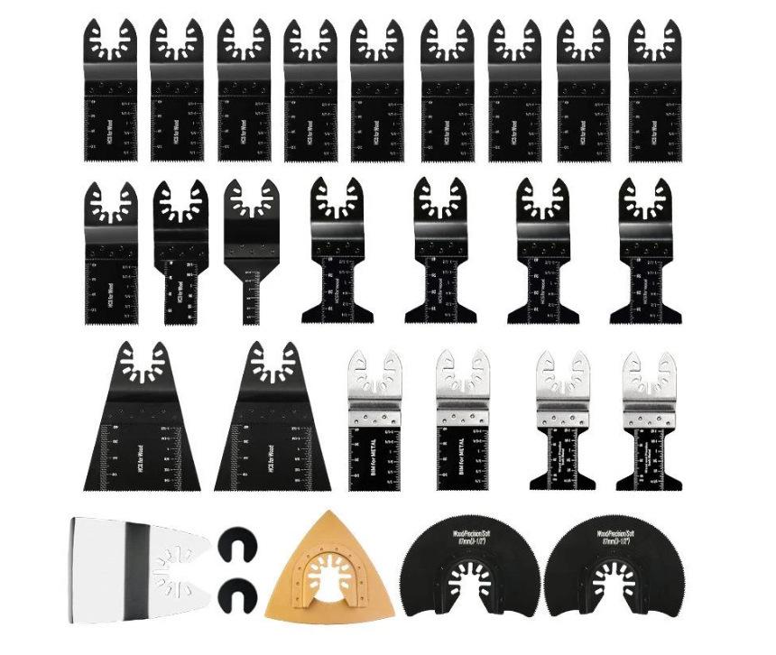72-teiliges Universal-Bi-Metall-Oszilliersägeblatt-Set für Holz- und Metallzuschnitt