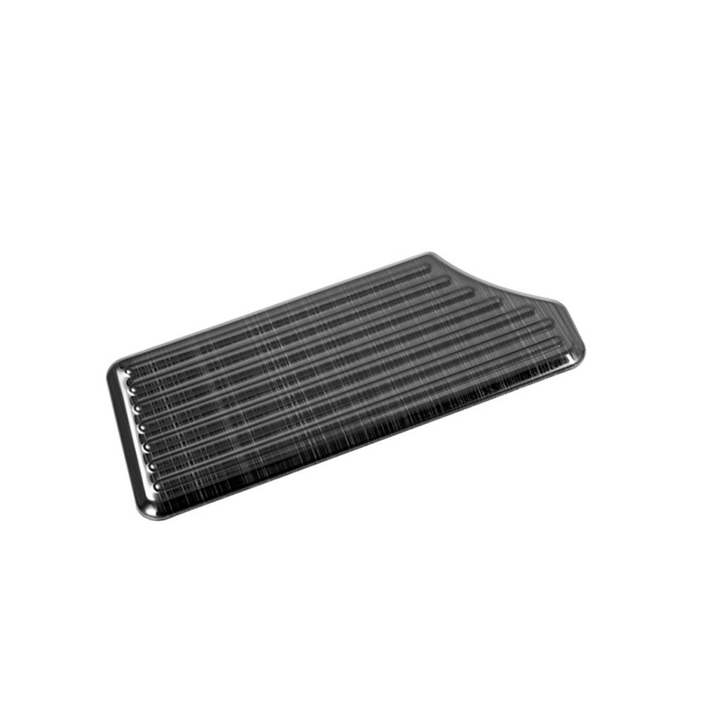 

Накладка на педалі автомобільної підставки з нержавіючої сталі Накладка накладки для лівої ноги Протиковзка нашивка Аксесуари для внутрішнього оздоблення чорний